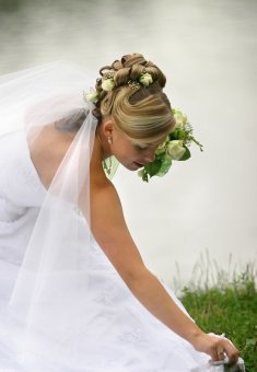 свадебная причёска невесты